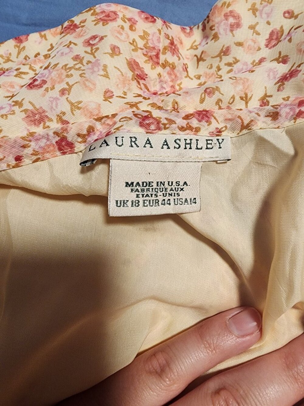 Vintage Laura Ashley Wrap Dress - Picture 4 of 4